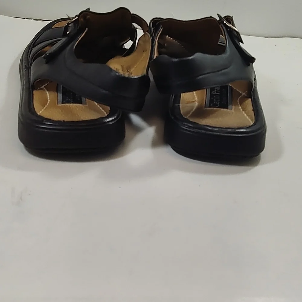 Carlo Pradi Men’s Leather Sandals Dark Brown | Genuine Leather Comfort Sandals
